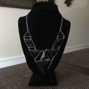 Black Geometric Necklace